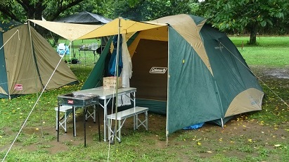 初めてのテント設営